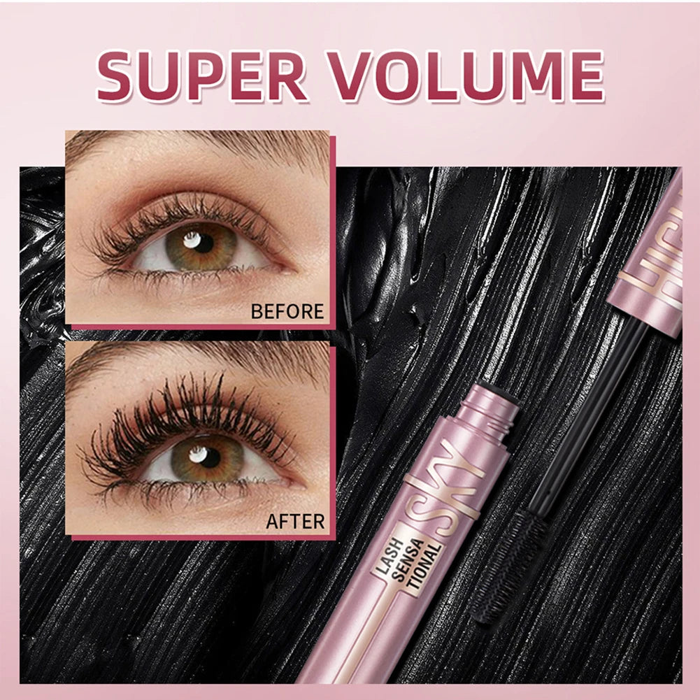 Natural Curling Mascara Quick Dry Smudge-Proof Eyelash Cream for Party