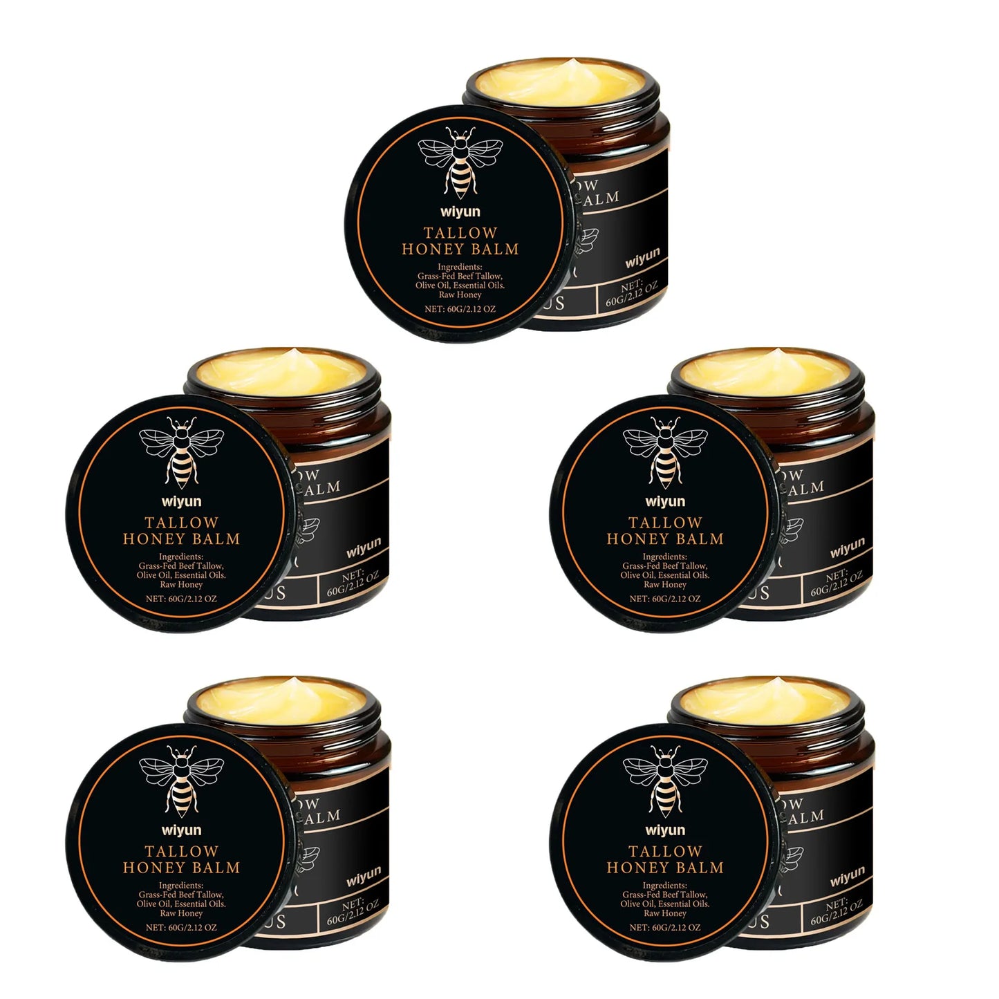 Beef Tallow Honey Cream Fade Dark Spots Remove Melanin Brightening Firming Non-Greasy Lasting Moisturizing Soothing Body Lotion