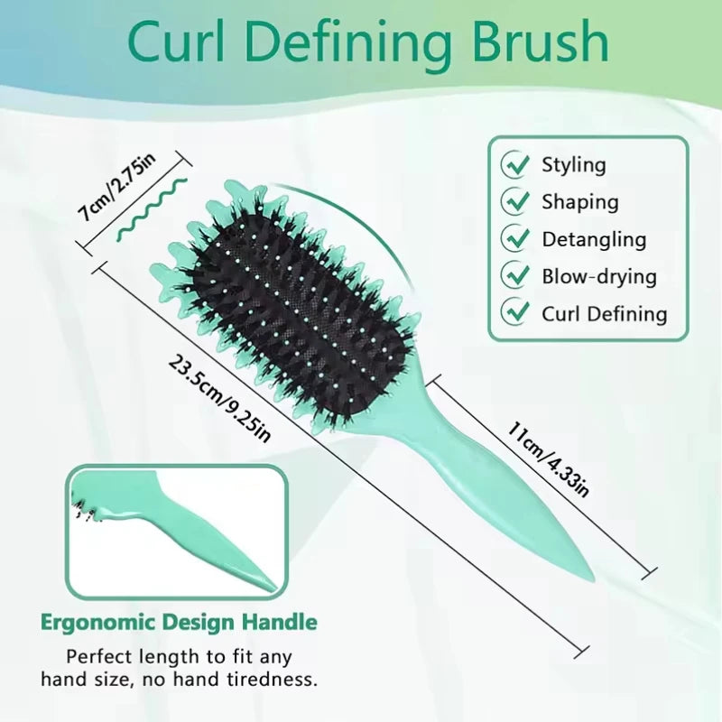 CXBFG Fashionable Massage Air Cushion Comb Bouncing Style Curly Hair Cushion Comb Scalp Massage & Curling Hair Styling Tool
