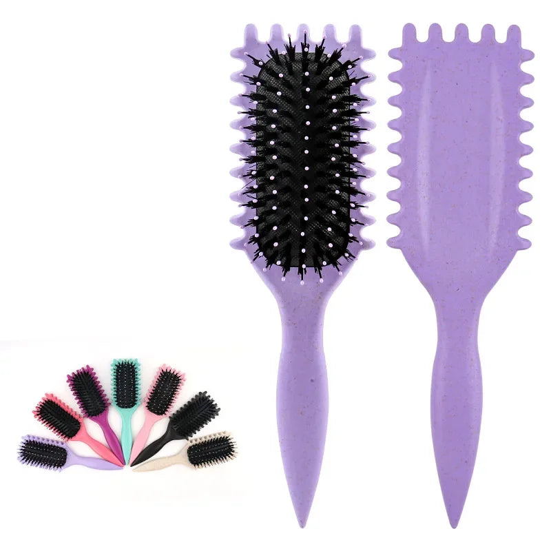 CXBFG Fashionable Massage Air Cushion Comb Bouncing Style Curly Hair Cushion Comb Scalp Massage & Curling Hair Styling Tool