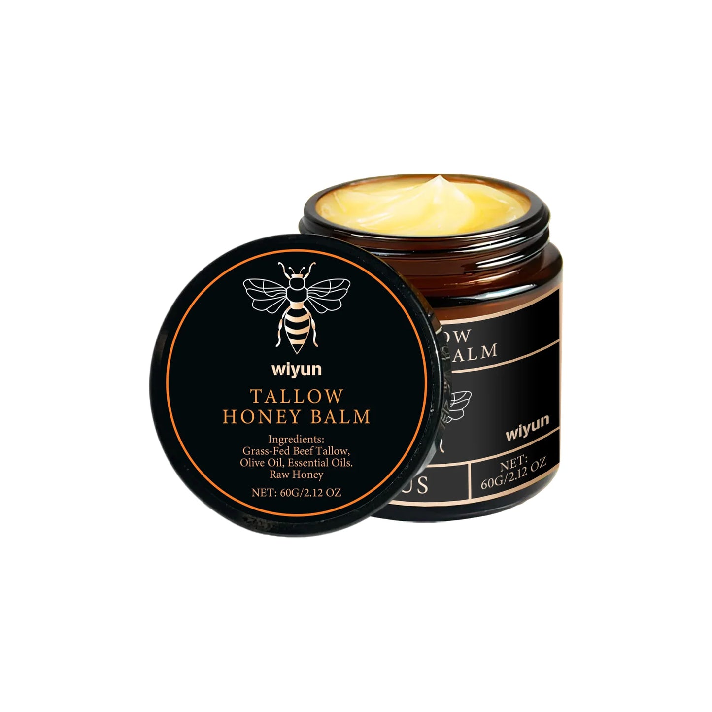 Beef Tallow Honey Cream Fade Dark Spots Remove Melanin Brightening Firming Non-Greasy Lasting Moisturizing Soothing Body Lotion