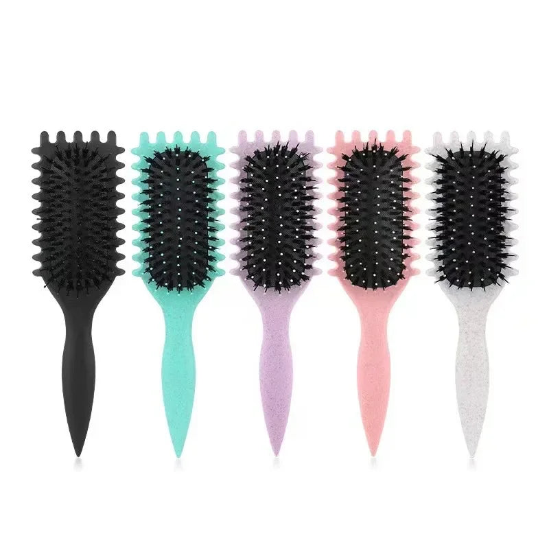 CXBFG Fashionable Massage Air Cushion Comb Bouncing Style Curly Hair Cushion Comb Scalp Massage & Curling Hair Styling Tool