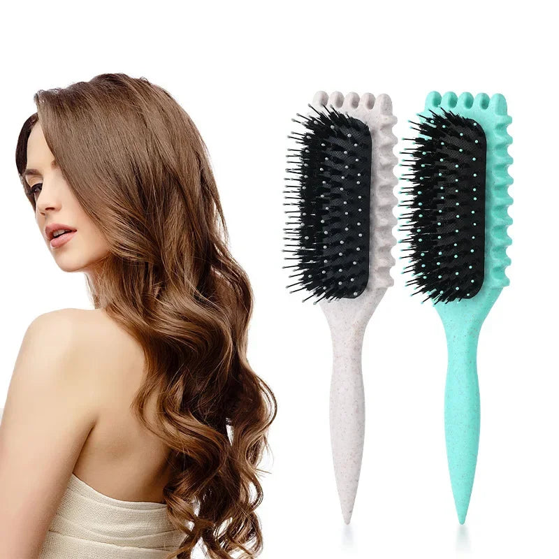 CXBFG Fashionable Massage Air Cushion Comb Bouncing Style Curly Hair Cushion Comb Scalp Massage & Curling Hair Styling Tool